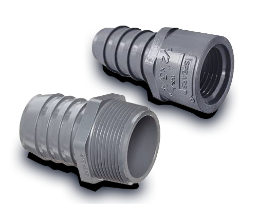 Barbed Adapter Fittings for Water Pump / Vinyl Tubing