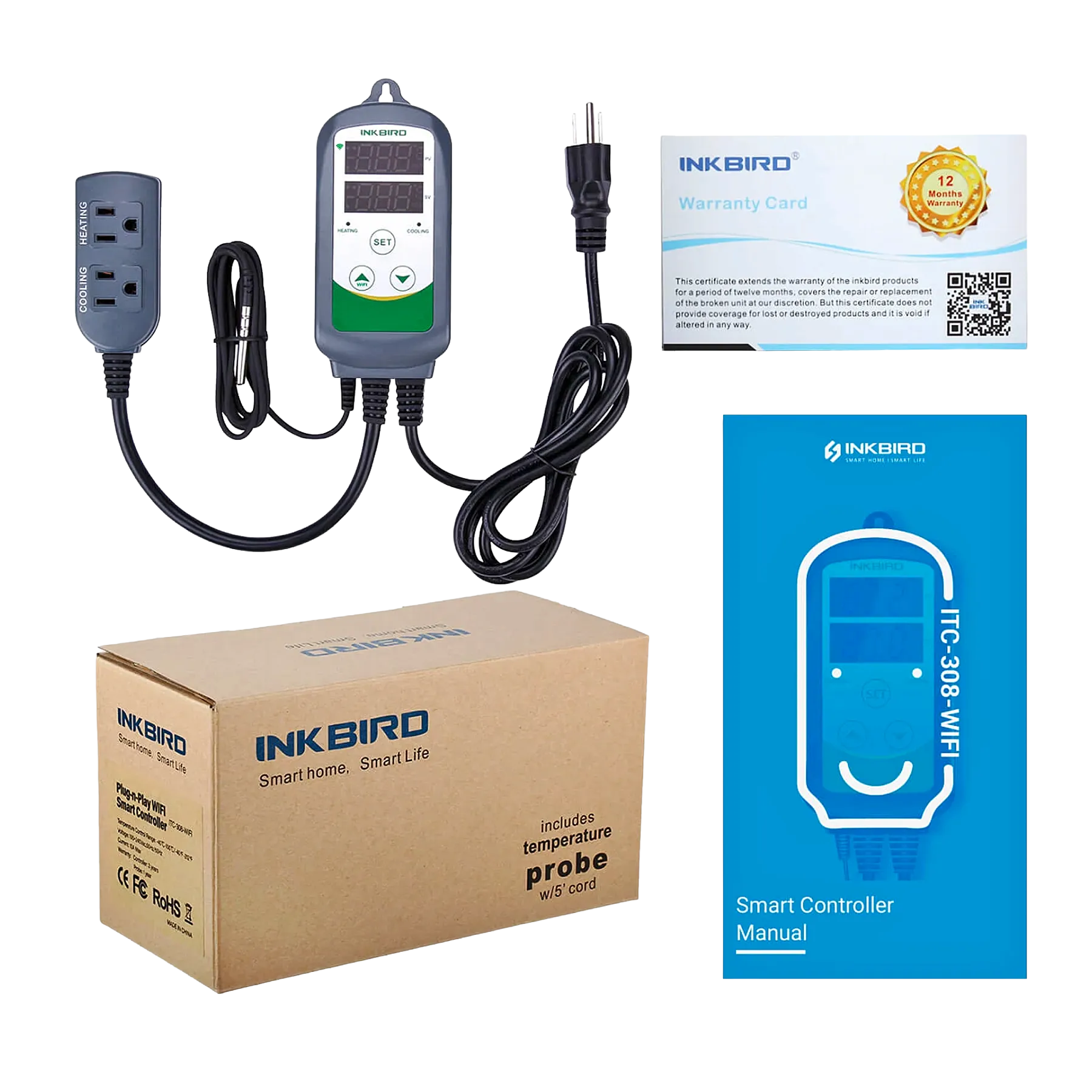 Inkbird Pump Controller – Wifi (for Glycol Pumps)